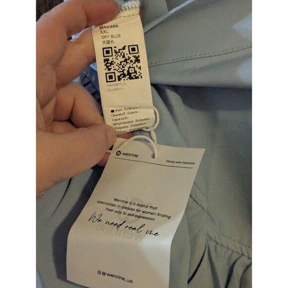 NEW Wenrine XXL Sky Blue Bubble Skirt - Picture 4 of 5